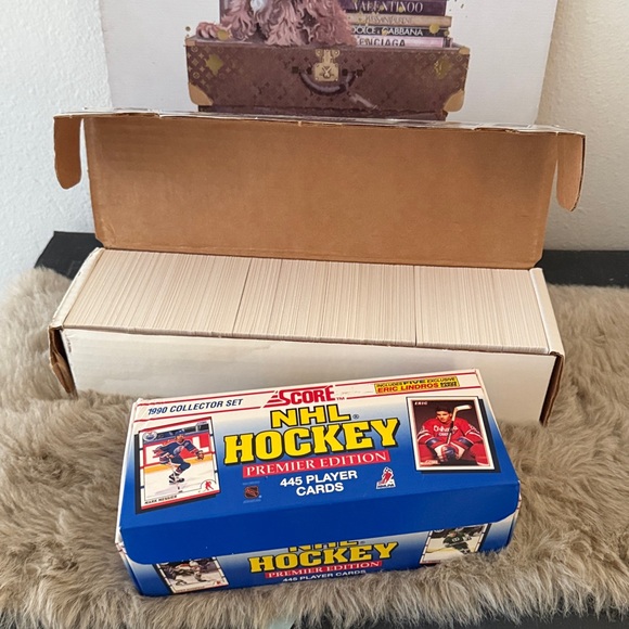 1990-91 Hockey and baseball Premier Edition Card boxes. Bundle of 2 boxes. - Picture 3 of 7